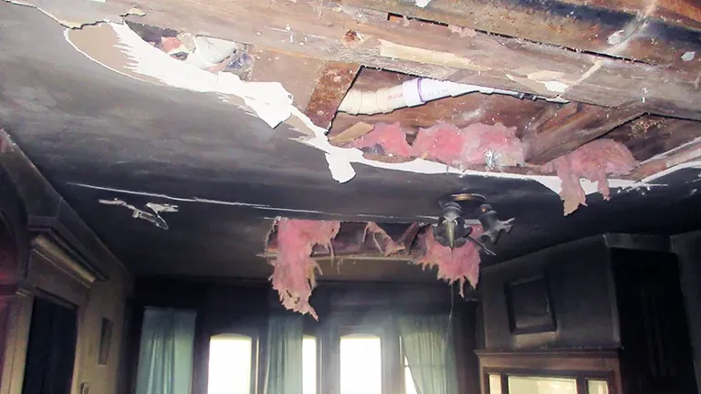 Fire Damaged Room