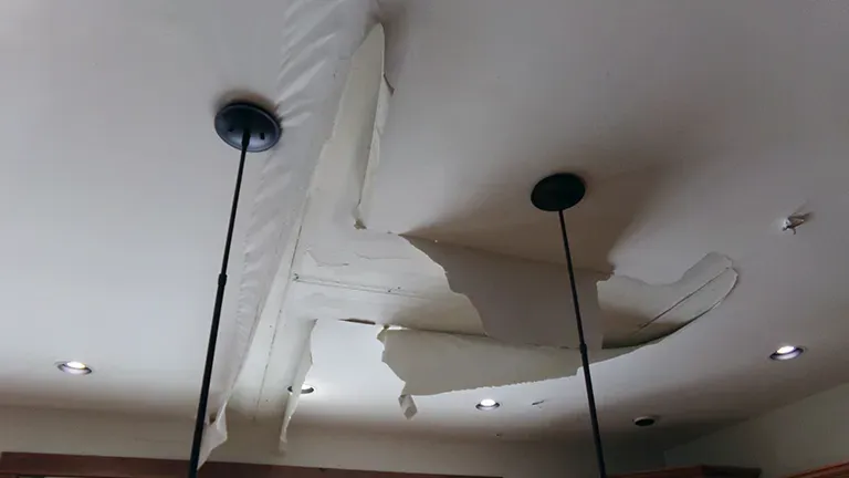 Water Damaged Bathroom